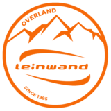 Logotipo de Leinwand Overland en naranja